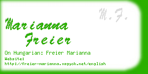 marianna freier business card